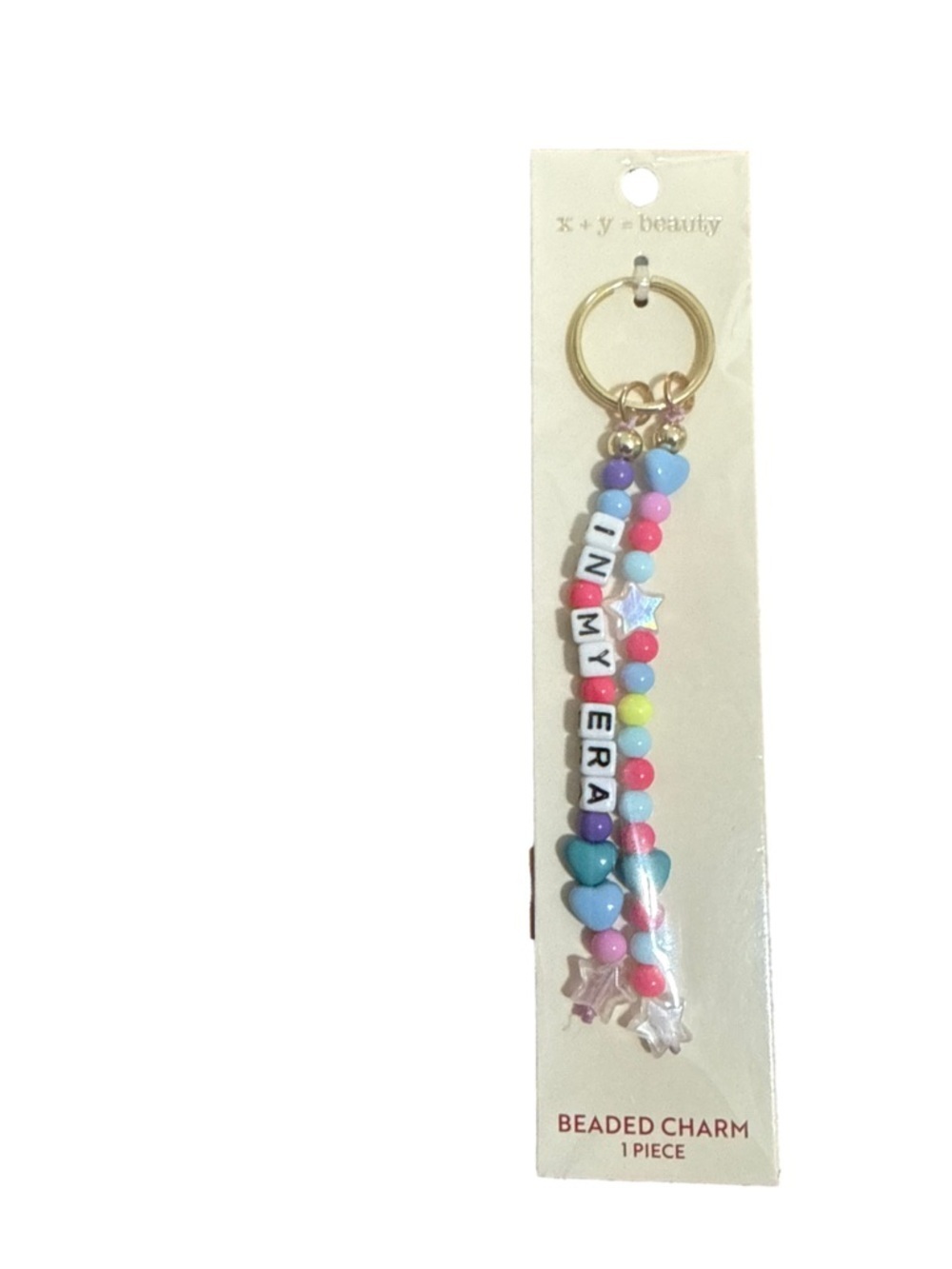 Beaded Keychain - Multicolor Charm